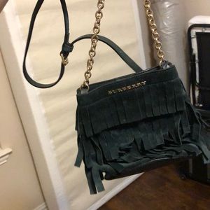 Burberry fringe mini crossbody bag